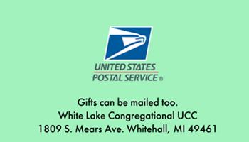 giving through the mail icon