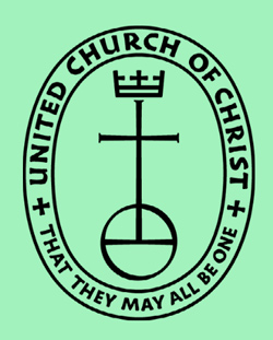 united church of christ logo green and black